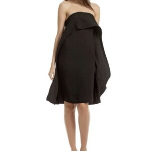 Trina Turk Black Strapless Dress